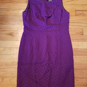 Purple cocktail dress
